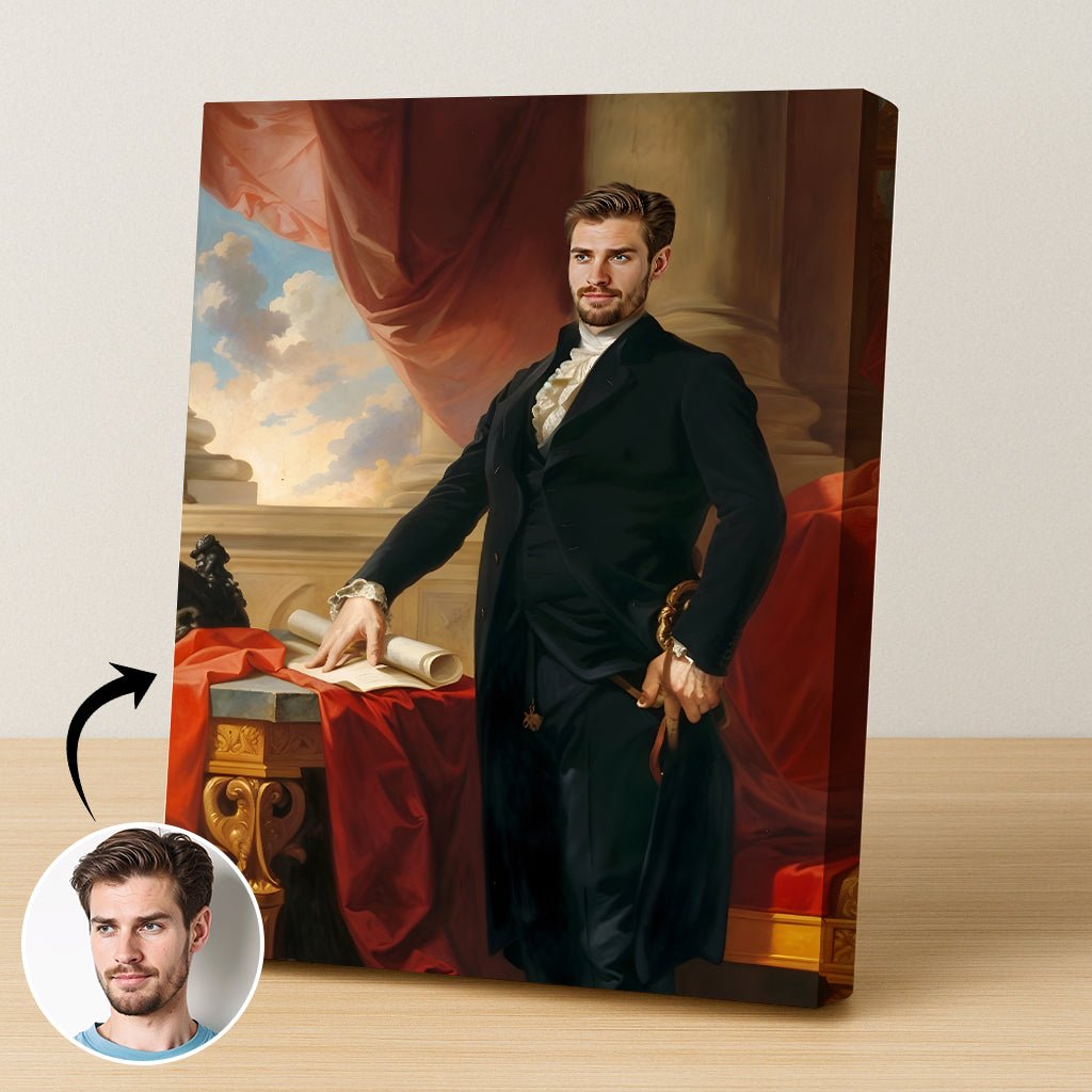 Modern Duke Custom Human Portrait - Human Portrait - Male - Furr and Family