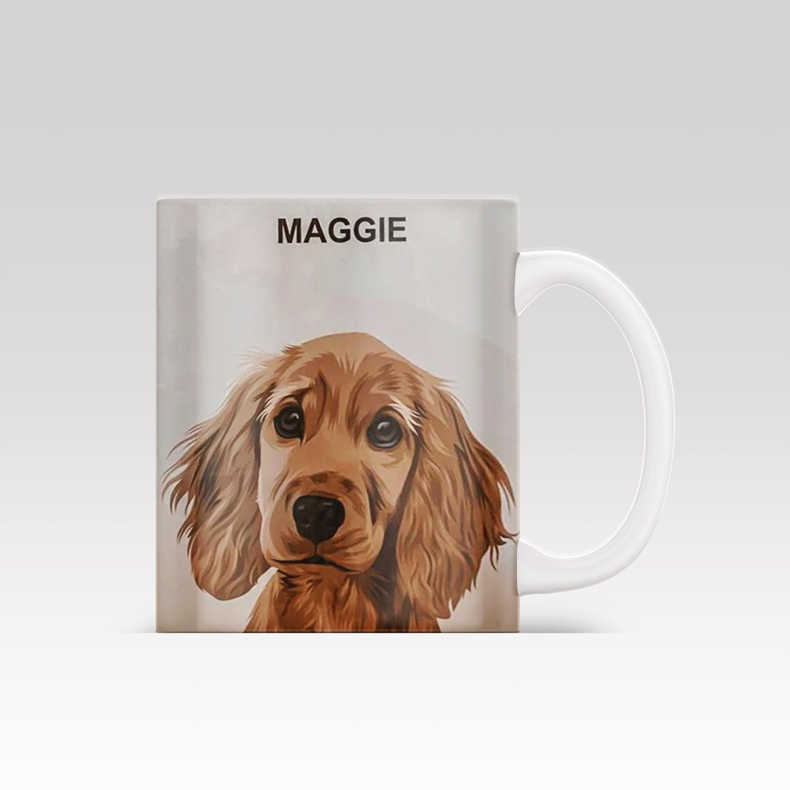 Modern Pet Vector - Custom Mug - 1 Pet - Furr and Family