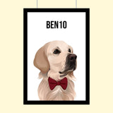 Modern Pet Vector - Custom Pet Portrait - 1 Pet - Furr and Family