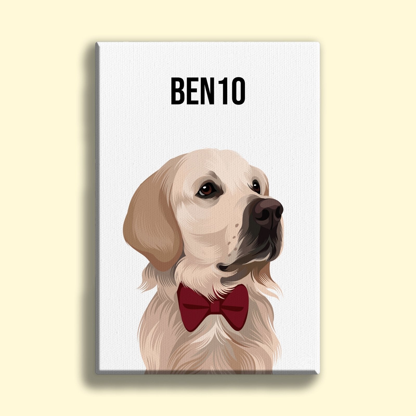 Modern Pet Vector - Custom Pet Portrait - 1 Pet - Furr and Family