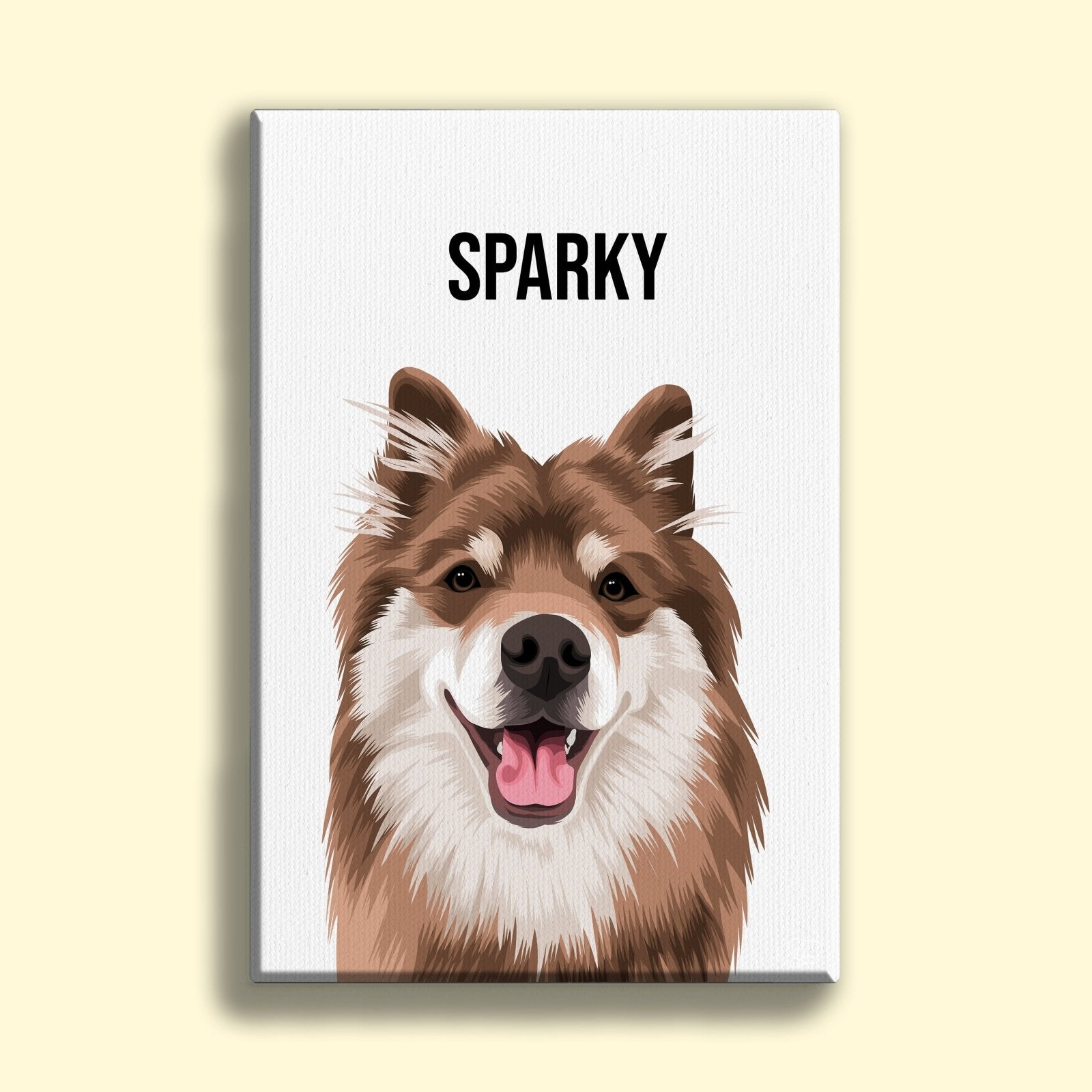 Modern Pet Vector - Custom Pet Portrait - 1 Pet - Furr and Family