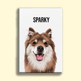 Modern Pet Vector - Custom Pet Portrait - 1 Pet - Furr and Family