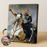 Mounted Commander Human Portrait - Human Portrait - Male - Furr and Family