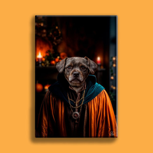 Mr & Mrs Vempire Halloween Pet Portrait - Custom Pet Portrait - 1 Pet - Furr and Family