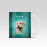 Digital Oil Painting - Custom Mug - 1 Pet - Furr and Family