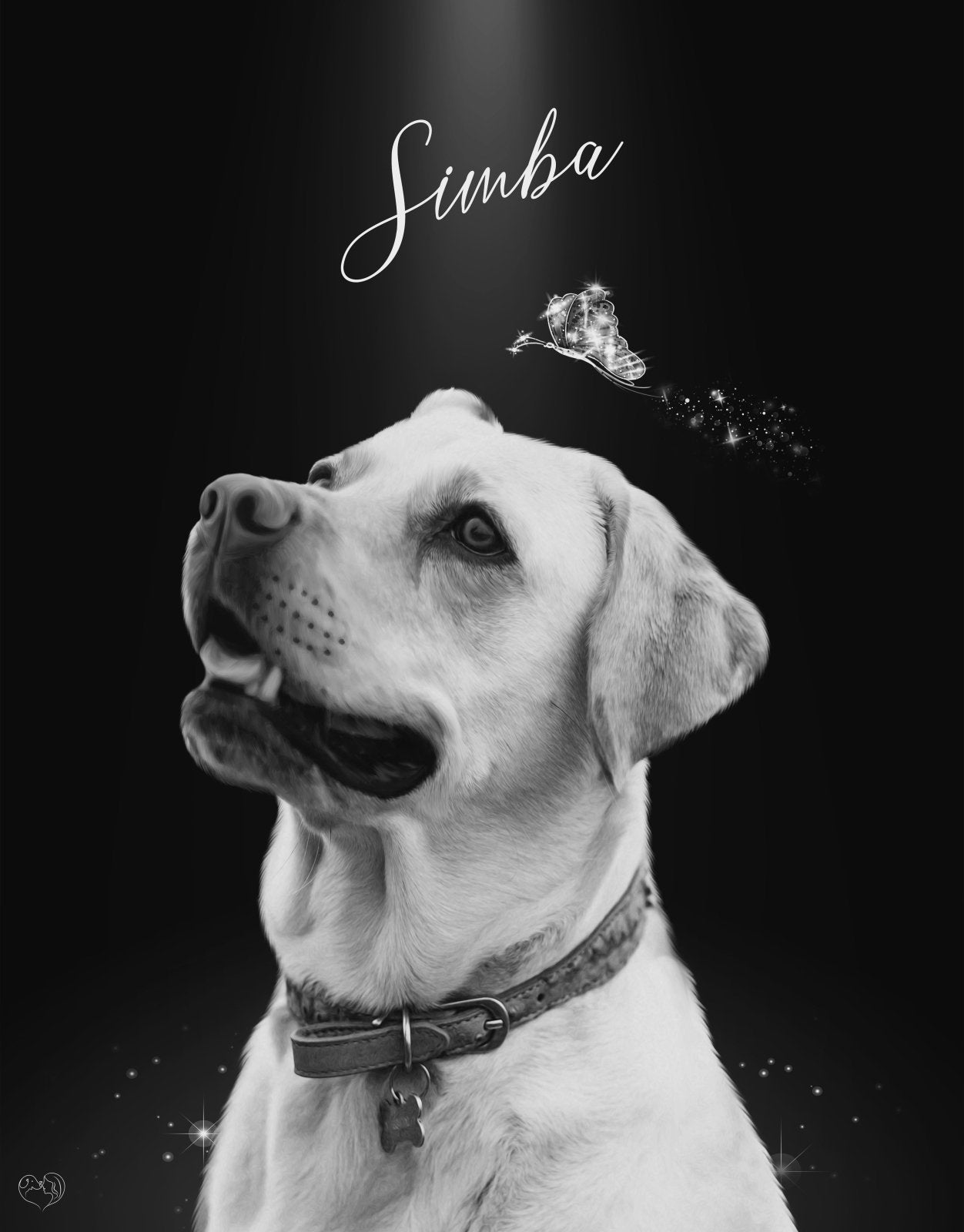 Mystic ButterFly Style - Custom Pet Portrait - 1 Pet - Furr and Family