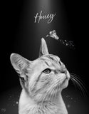 Mystic ButterFly Style - Custom Pet Portrait - 1 Pet - Furr and Family