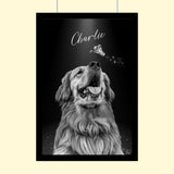 Mystic ButterFly Style - Custom Pet Portrait - 1 Pet - Furr and Family