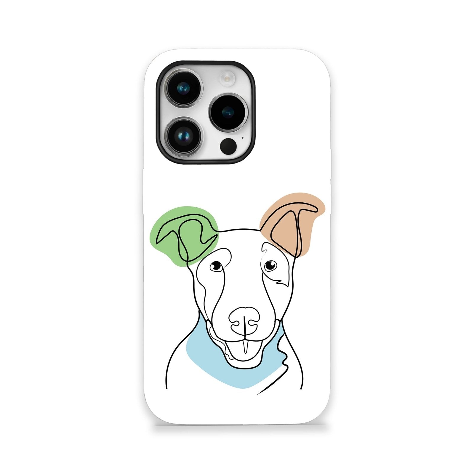One Line Art Colored - Custom Mobile Cover - 1 Pet - Furr and Family