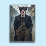 Peaky Blinders Pet Portrait - Custom Pet Portrait - 1 Pet - Furr and Family