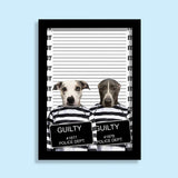 Partners in Crime Pet Portrait - 2 Pets - Furr and Family