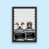 Partners in Crime Pet Portrait - 2 Pets - Furr and Family