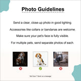 Personalised Pet Head Embroidered Mom & Dad Hoodies