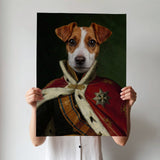 Prince Charming Pup – Personalized Regal Portrait - 1 Pet - Furr and Family