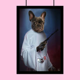Princess Leia Star Wars - Custom Pet Portrait - 1 Pet - Furr and Family