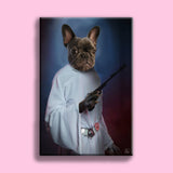 Princess Leia Star Wars - Custom Pet Portrait - 1 Pet - Furr and Family