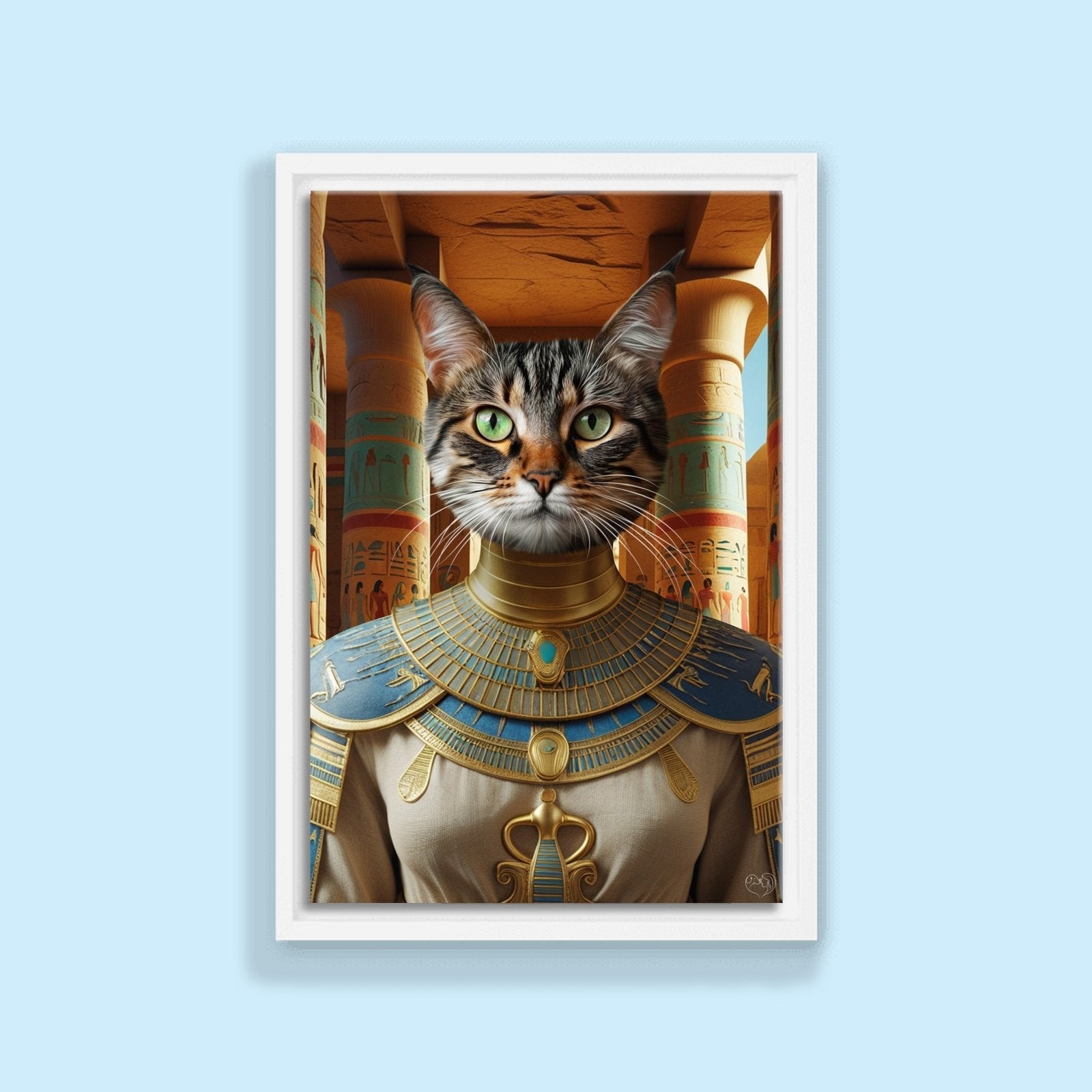 Queen of the Nile – Royal Egyptian Pet Art - 1 Pet - Furr and Family