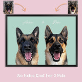 Realistic Pet Portrait - 1 Pet - Furr and Family