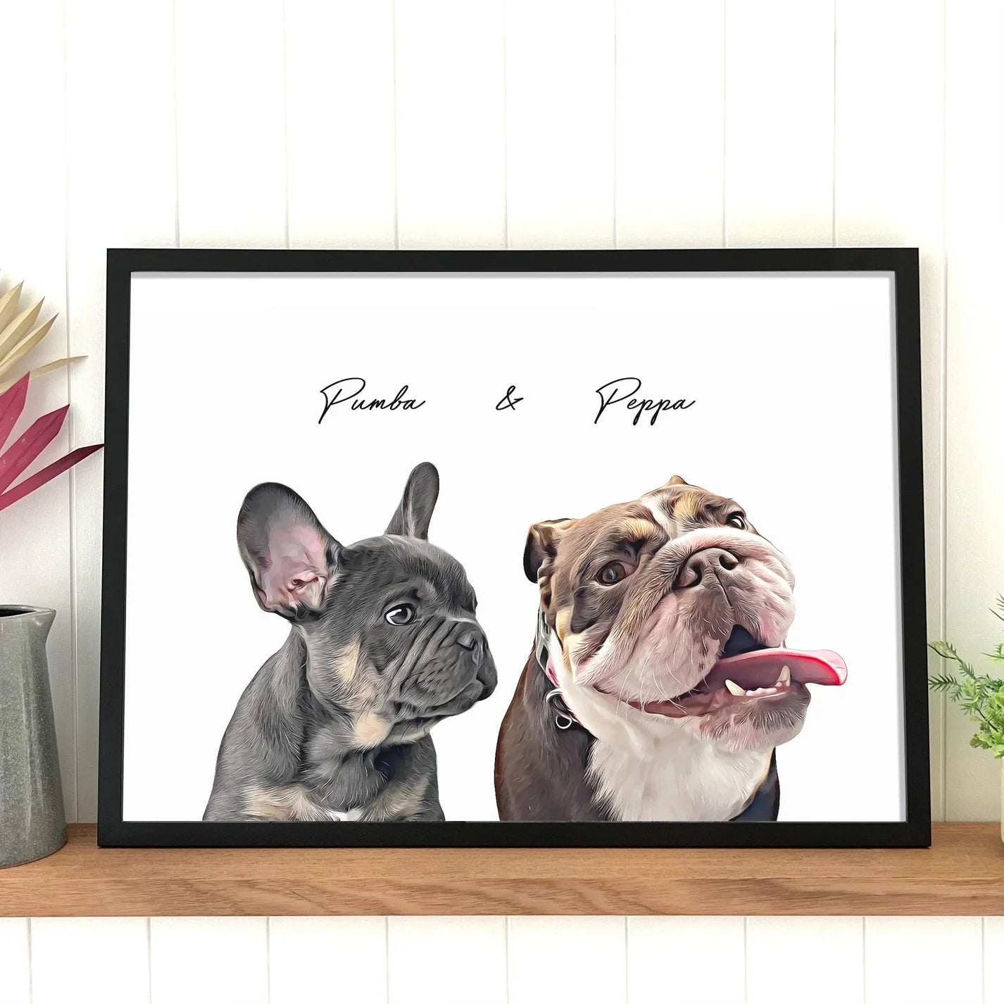 Realistic Pet Portrait - 1 Pet - Furr and Family