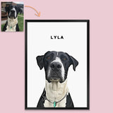 Realistic Pet Portrait - 1 Pet - Furr and Family