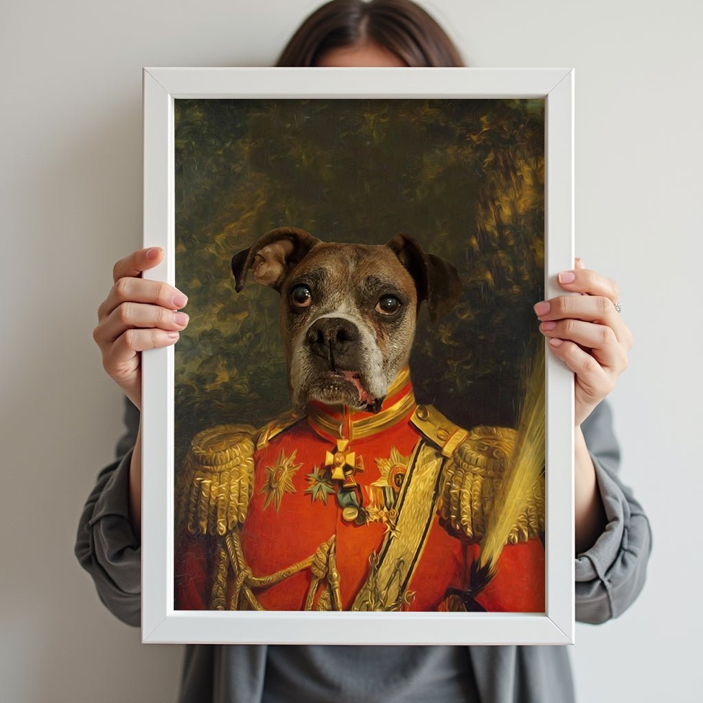 Regal Pet Portrait - Custom Pet Portrait - 1 Pet - Furr and Family