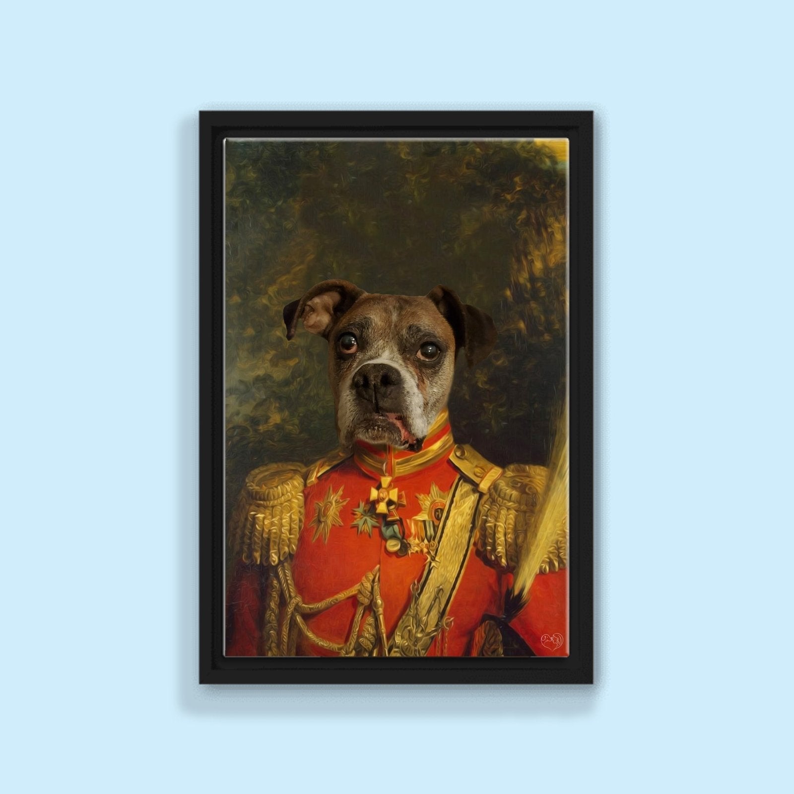Regal Pet Portrait - Custom Pet Portrait - 1 Pet - Furr and Family
