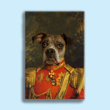 Regal Pet Portrait - Custom Pet Portrait - 1 Pet - Furr and Family