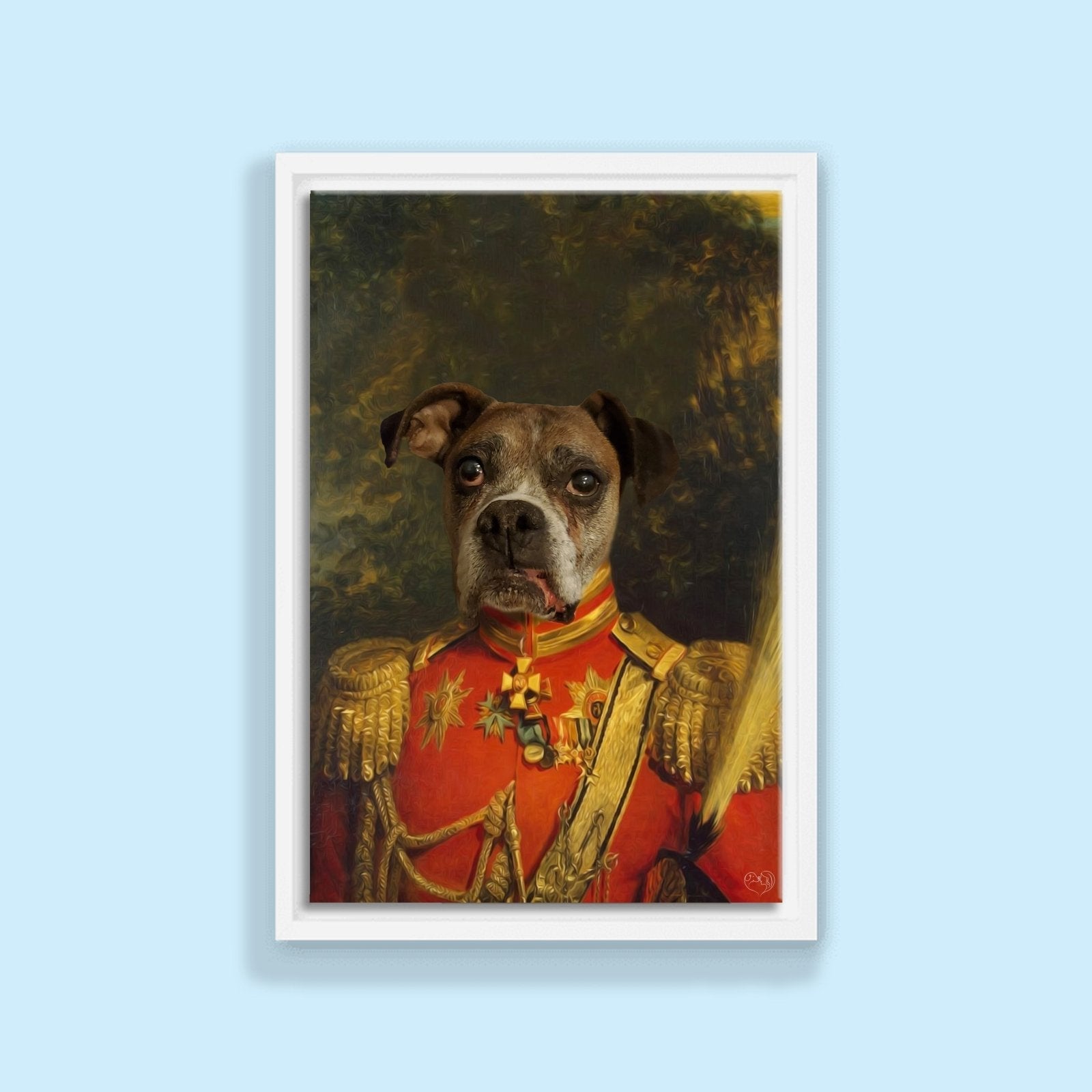 Regal Pet Portrait - Custom Pet Portrait - 1 Pet - Furr and Family