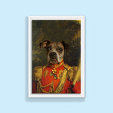 Regal Pet Portrait - Custom Pet Portrait - 1 Pet - Furr and Family
