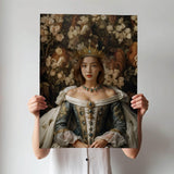 Renaissance Floral Queen Portrait - Human Portrait - Female - Furr and Family