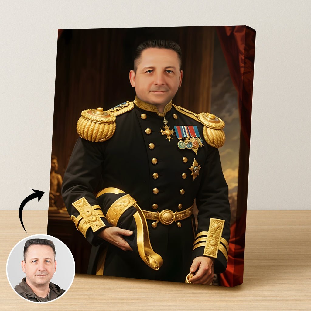 Royal Admiral Commander Human Portrait - Human Portrait - Male - Furr and Family