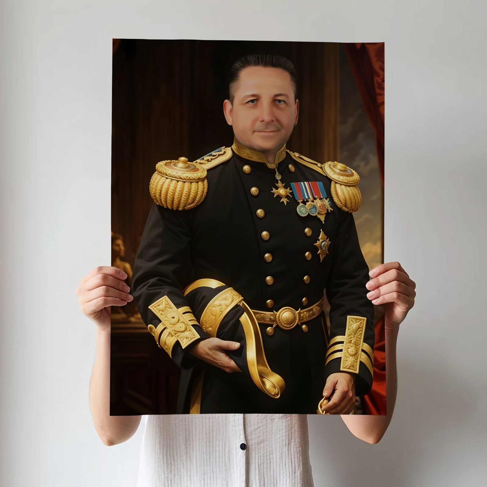 Royal Admiral Commander Human Portrait - Human Portrait - Male - Furr and Family
