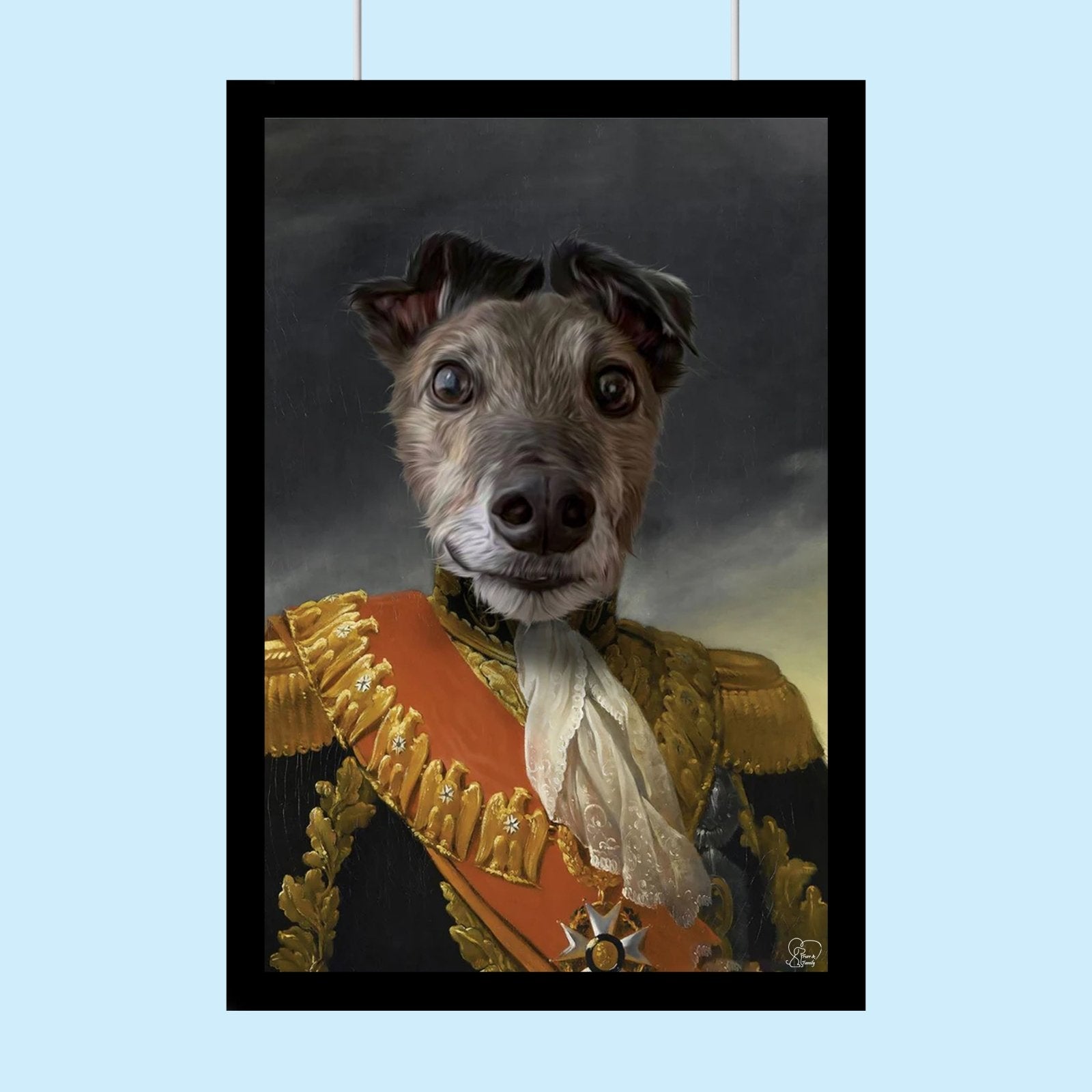 Royal Commander Pet - Custom Pet Portrait - 1 Pet - Furr and Family