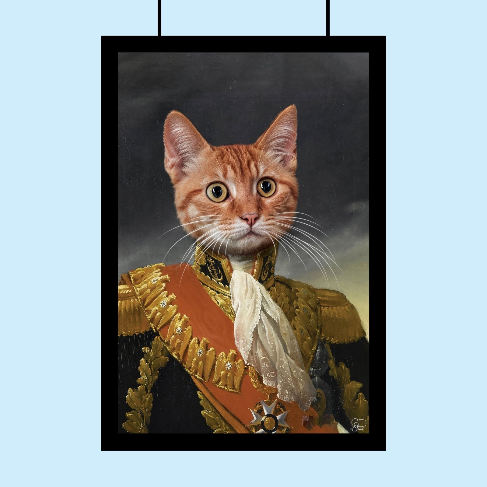 Royal Commander Pet - Custom Pet Portrait - 1 Pet - Furr and Family