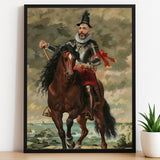Royal Horseback Knight Human Portrait - Human Portrait - human portrait - Furr and Family