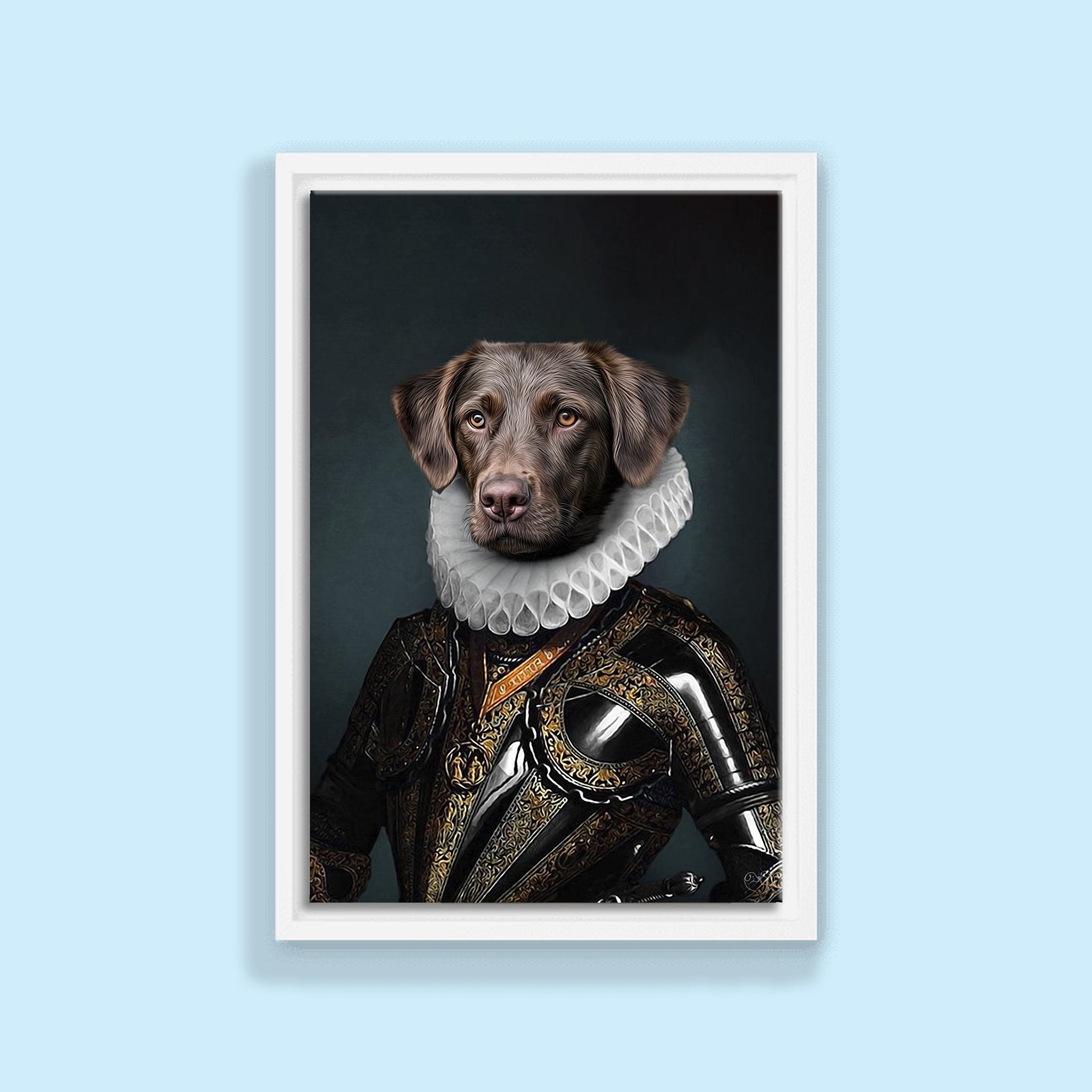 Royal Knight Custom Pet Portrait - 1 Pet - Furr and Family