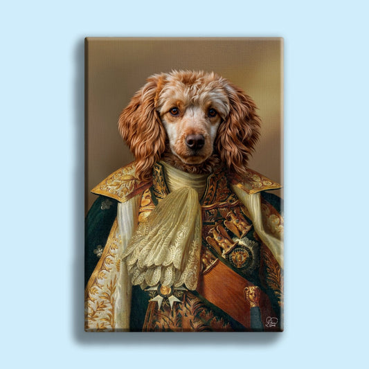 Royal Majesty Pet Portrait – Custom Pet Canvas | Furr and Family - 1 Pet - Furr and Family