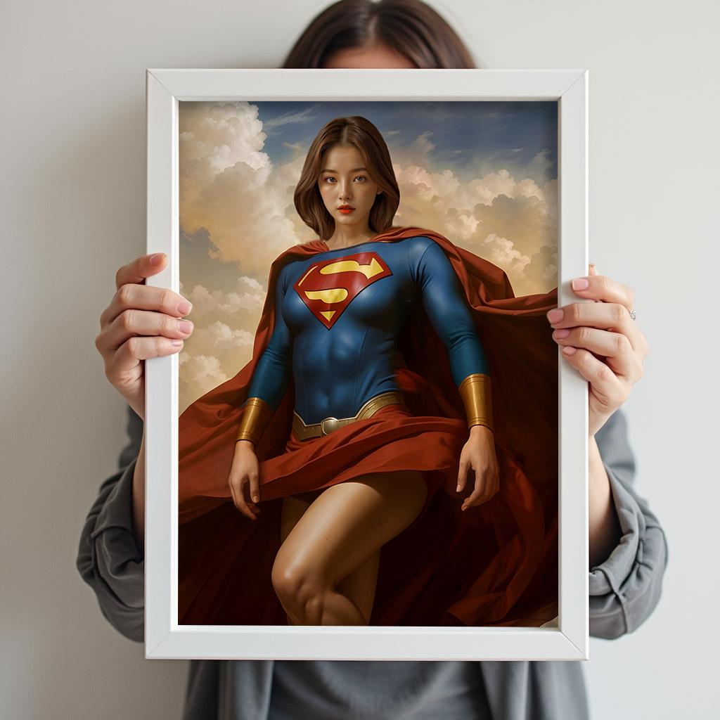Superwoman Female Portrait - Human Portrait - Female - Furr and Family