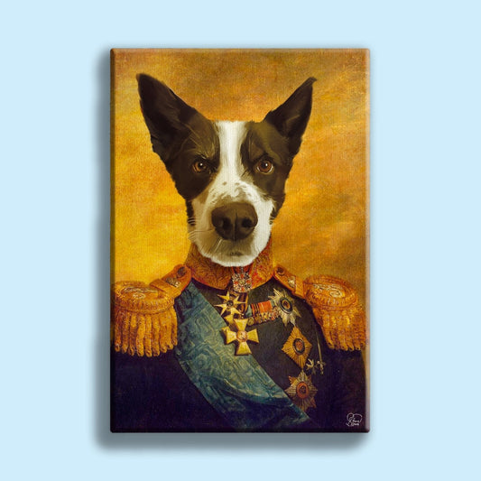 The Army General Pet - Custom Pet Portrait - 1 Pet - Furr and Family