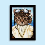 The Aviator - Custom Pet Portrait - 1 Pet - Furr and Family