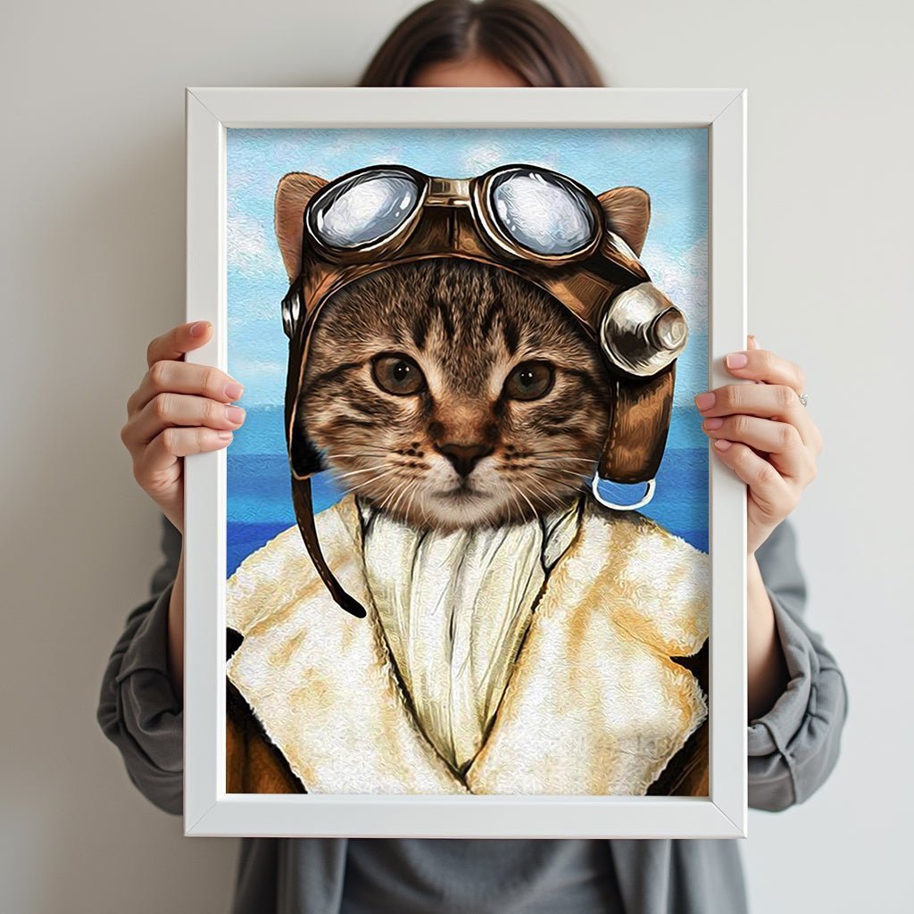 The Aviator - Custom Pet Portrait - 1 Pet - Furr and Family