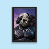 The Black Panther inspired - Custom Pet Portrait - 1 Pet - Furr and Family