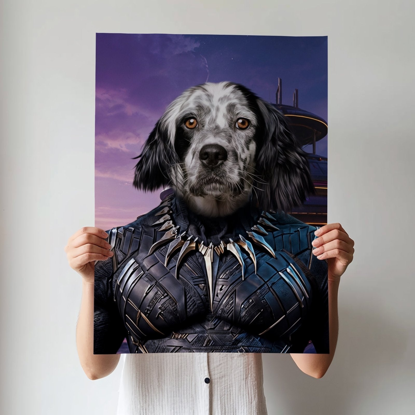 The Black Panther inspired - Custom Pet Portrait - 1 Pet - Furr and Family