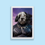 The Black Panther inspired - Custom Pet Portrait - 1 Pet - Furr and Family