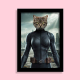 The Black Widow - Custom Pet Portrait - 1 Pet - Furr and Family