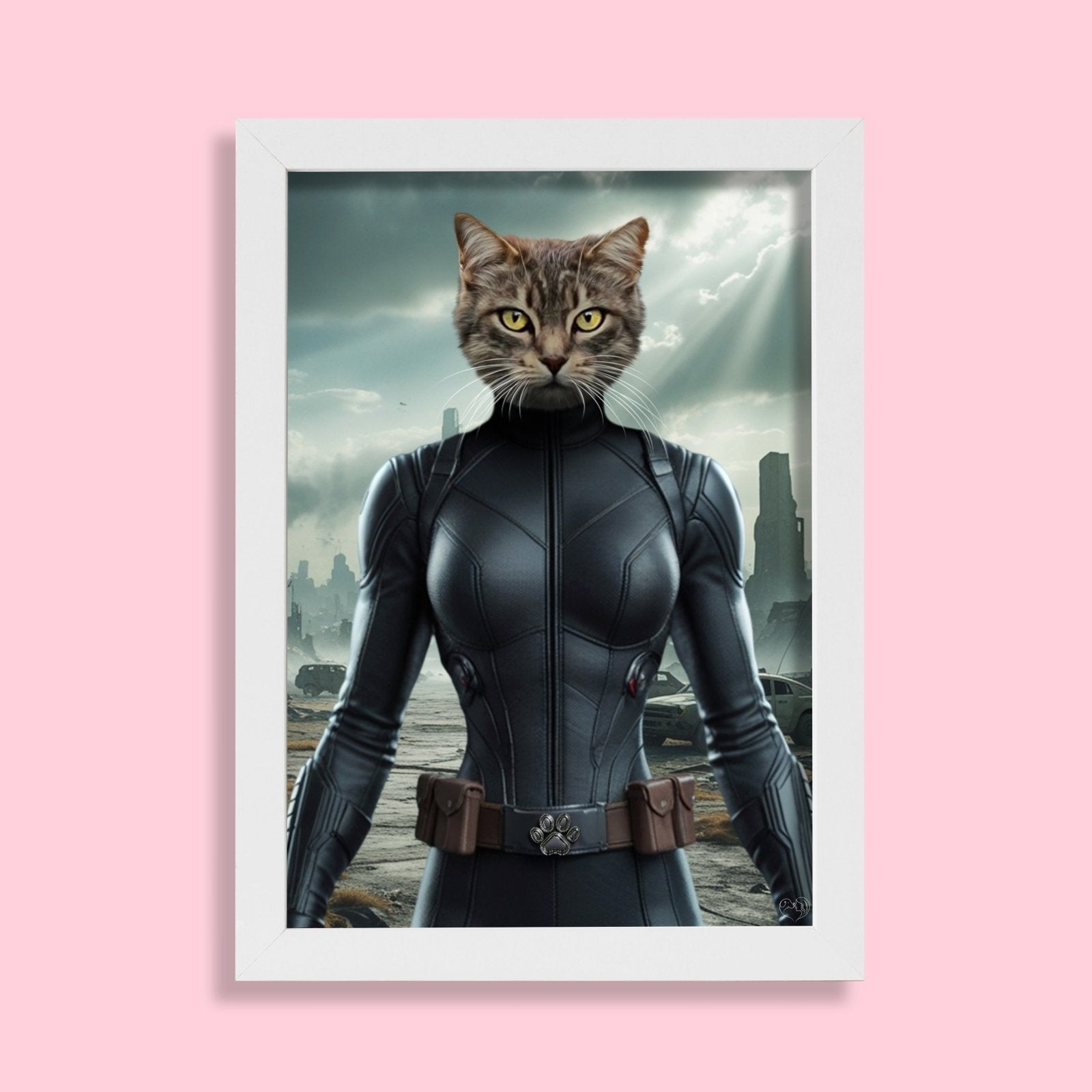 The Black Widow - Custom Pet Portrait - 1 Pet - Furr and Family