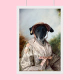 The Cherry Lady Pet - Custom Pet Portrait - 1 Pet - Furr and Family