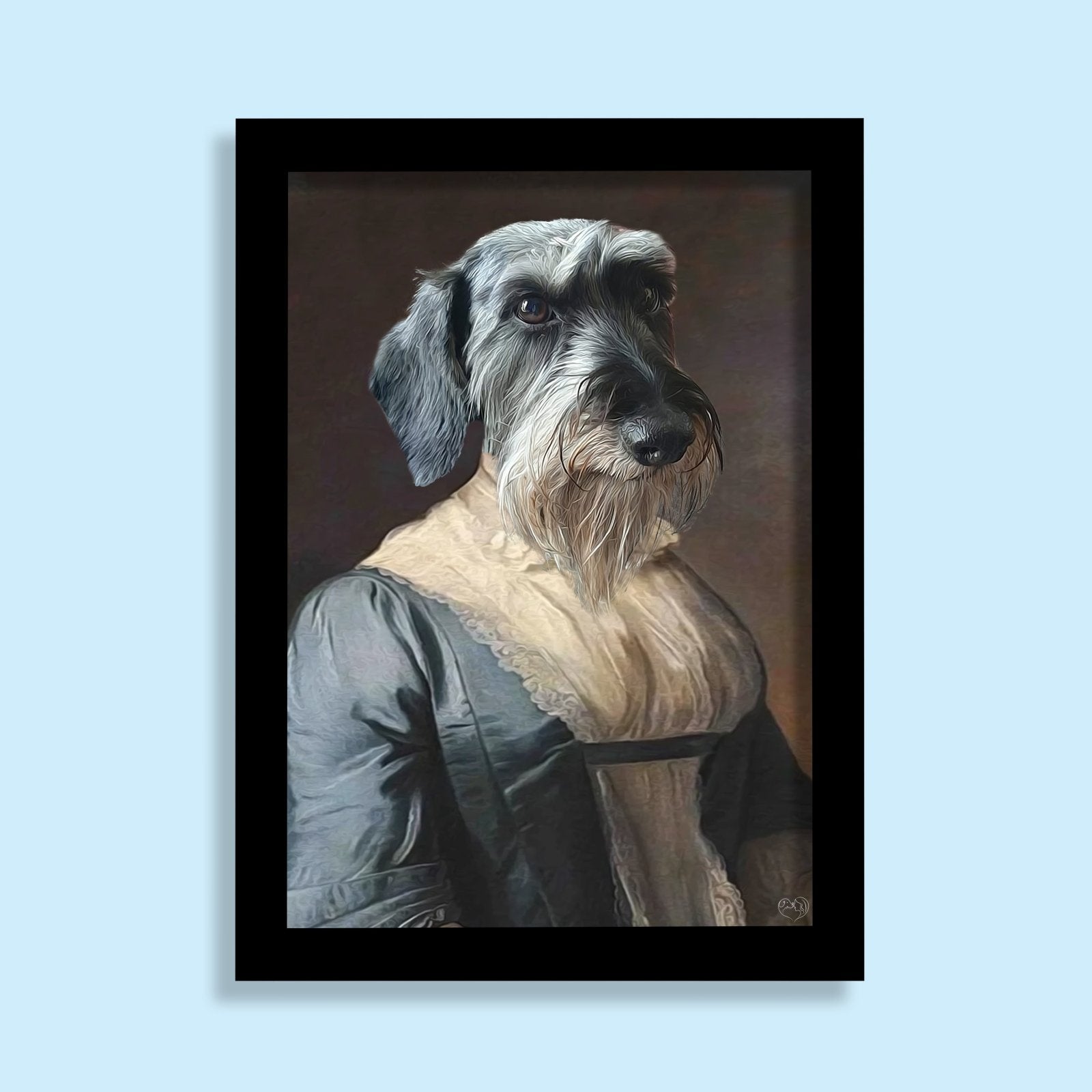 The Classic Lady - Custom Pet Portrait - 1 Pet - Furr and Family