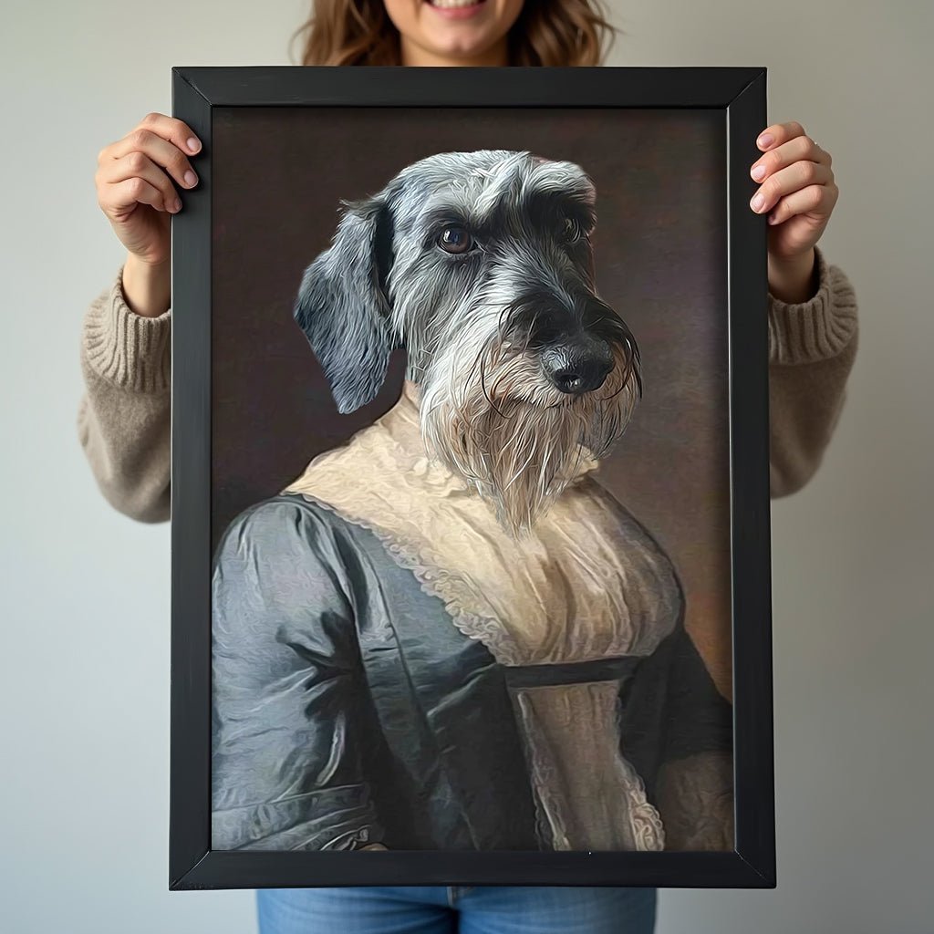 The Classic Lady - Custom Pet Portrait - 1 Pet - Furr and Family