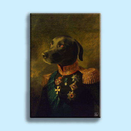 The Colonel Pet - Custom Pet Portrait - 1 Pet - Furr and Family